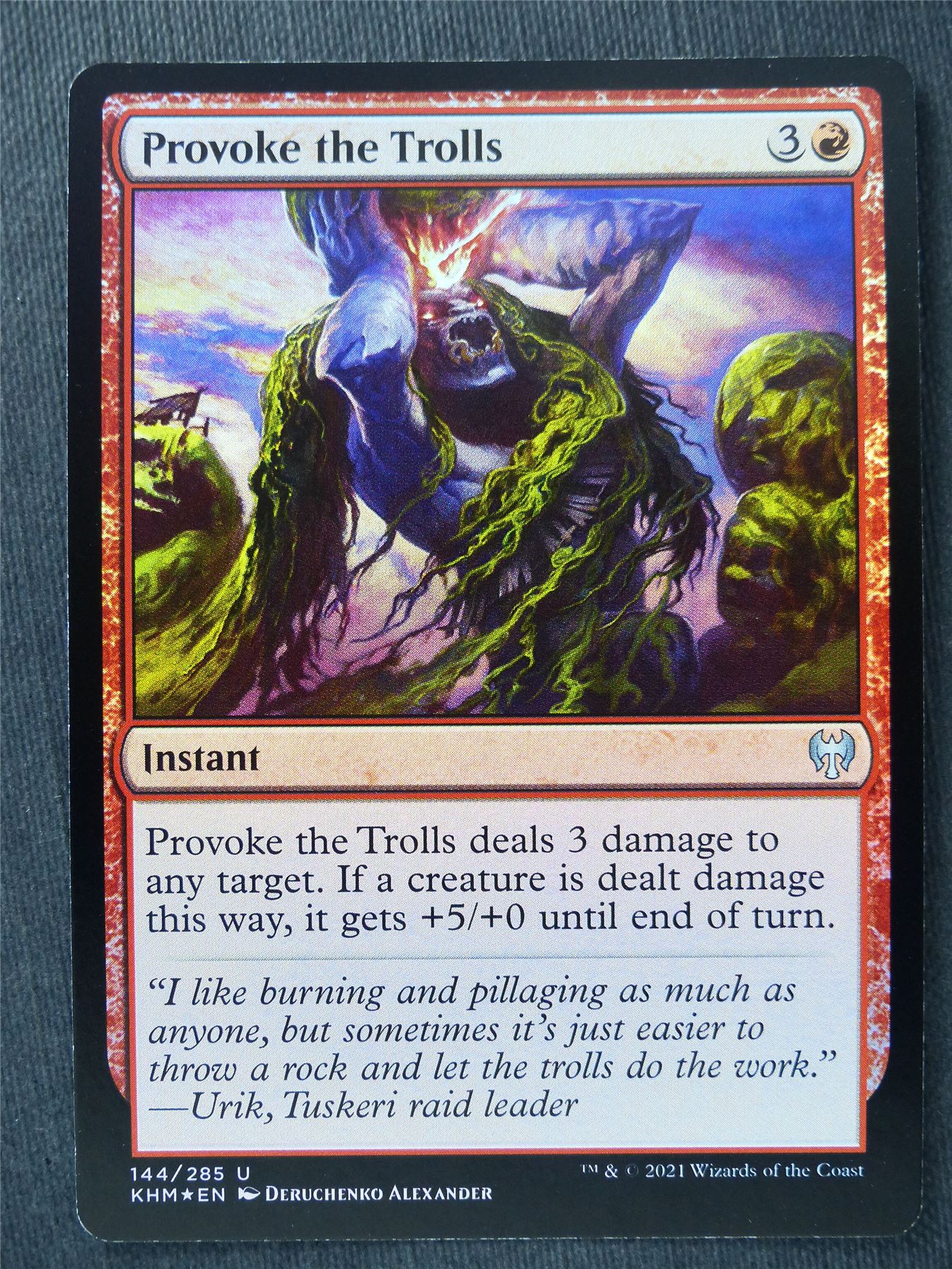 Provoke the Trolls Foil - Mtg Magic Cards #W8