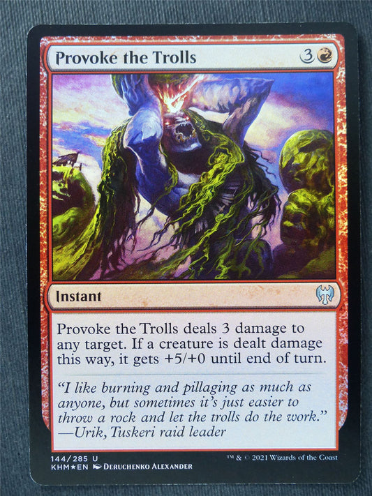 Provoke the Trolls Foil - Mtg Magic Cards #W8