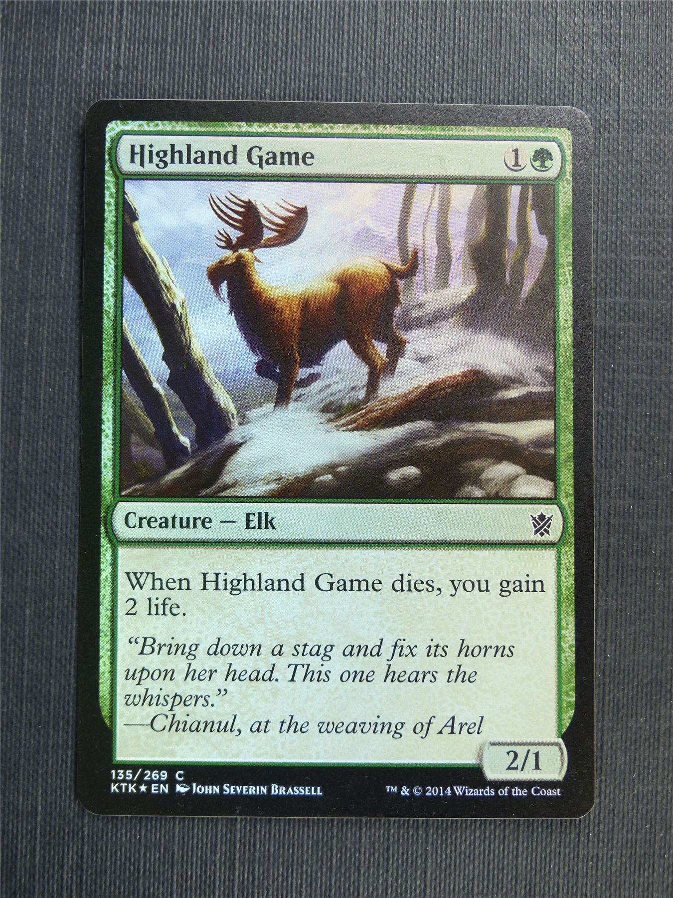 Highland Game Foil - Mtg Magic Cards #56E