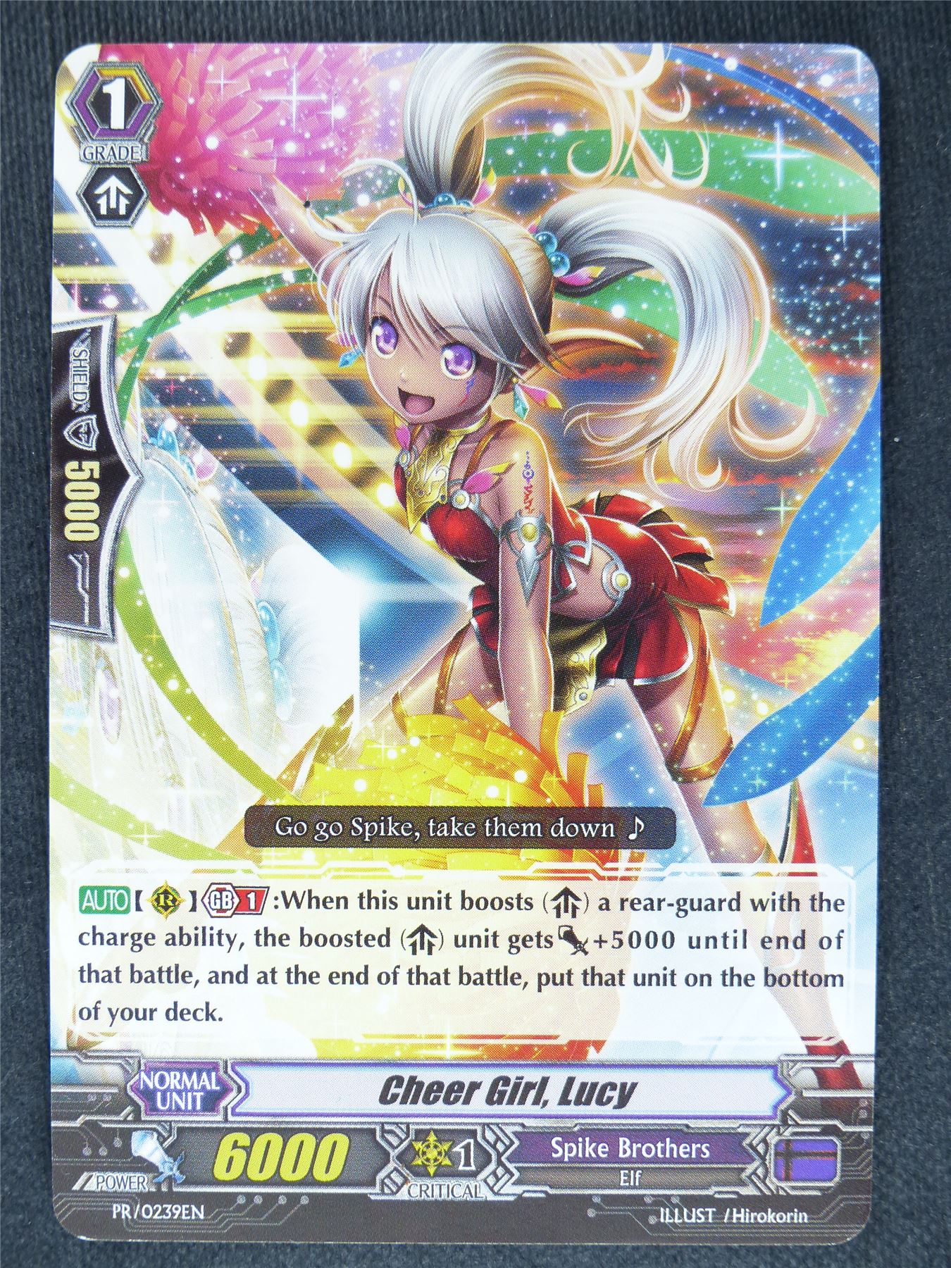 Cheer Girl Lucy PR Promo - Vanguard Cards #K9