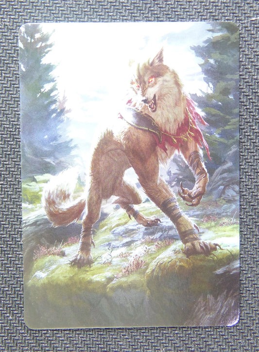 Arlinn the Moons Fury Art Card 2 - Innistrad Midnight Hunt Art Series - Mtg Card #3CA