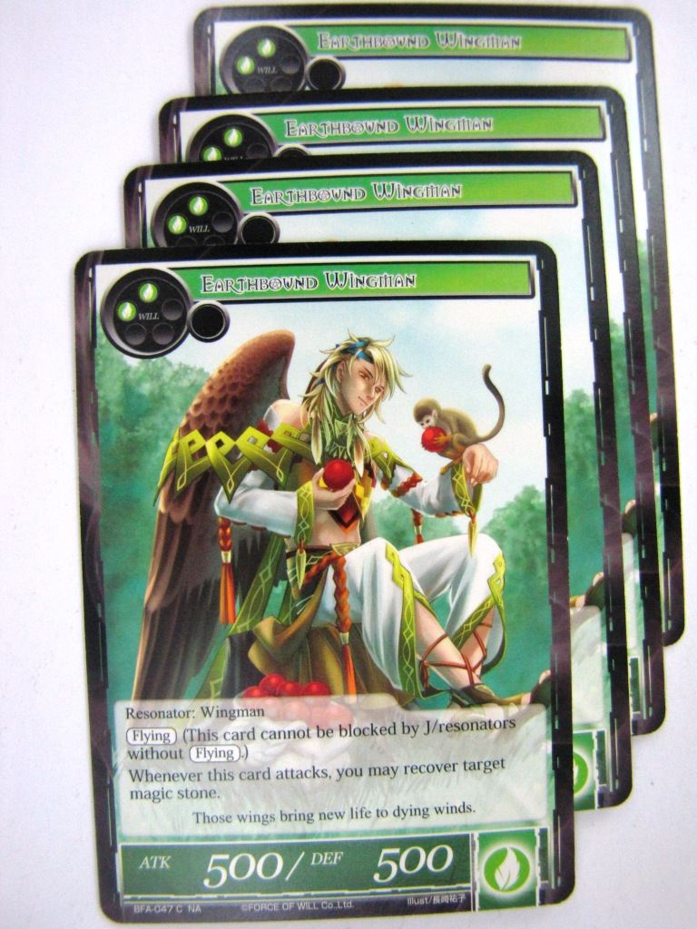 Force Of Will Cards: EARTHBOUND WINGMAN x4 # 13C47
