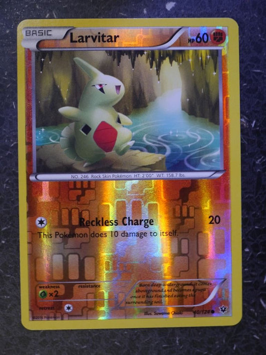 Pokemon Cards: LARVITAR 40/124 REVERSE HOLLOW # 5G58