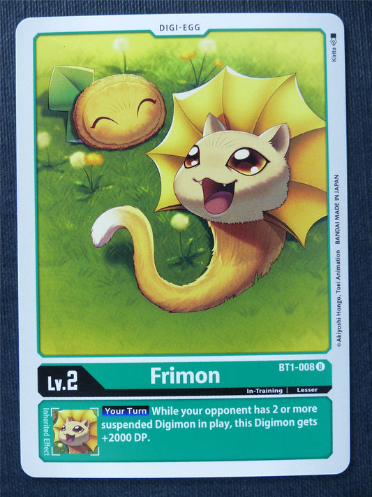 Frimon BT1-008 U - Digimon Cards #R3