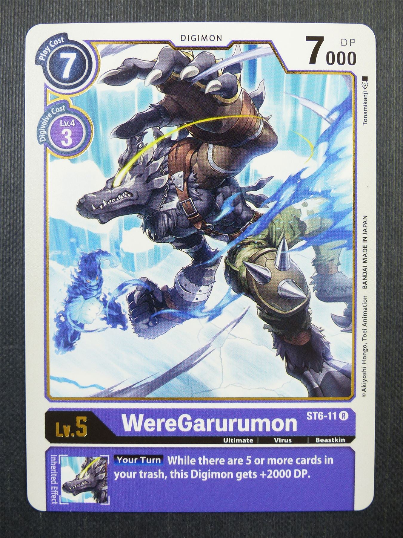 WereGarurumon ST6 R - Digimon Card #430