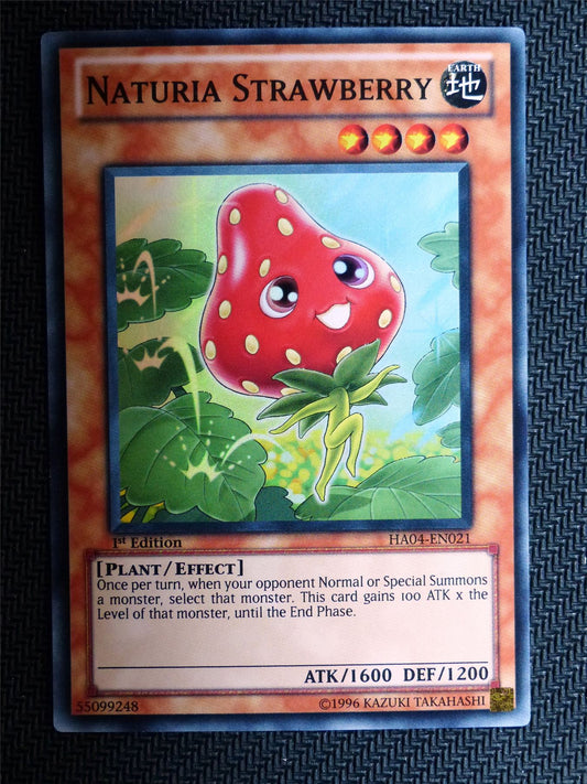 Naturia Strawberry  - HA04 - Super Rare - Yugioh Card # 1D99