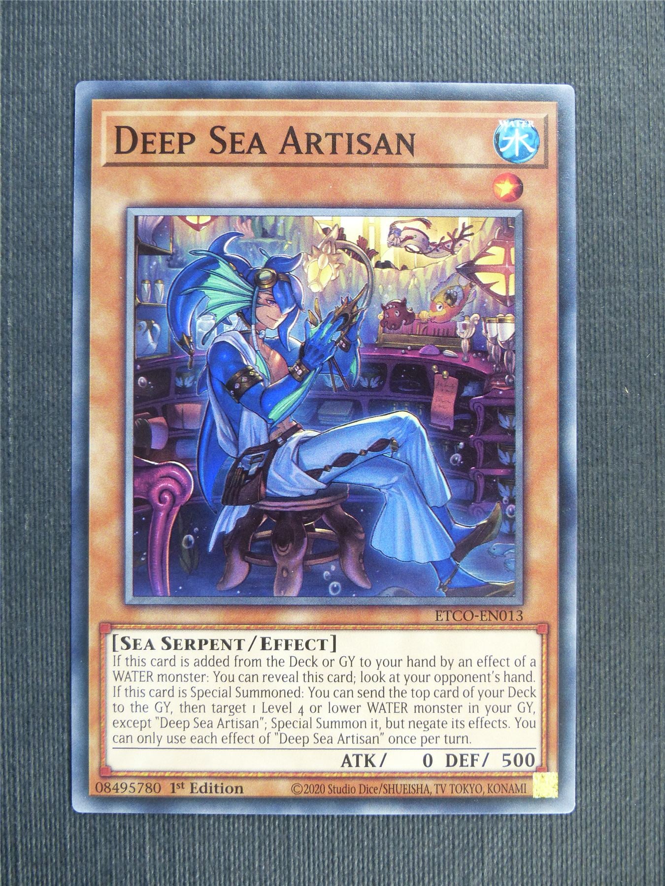 Deep Sea Artisan - ETCO - 1st ed Yugioh Card