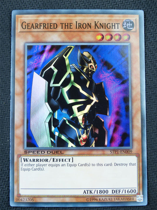 Gearfried the Iron Knight STP1 Super Rare - Yugioh Card #5S3