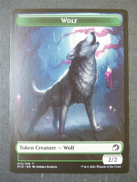 Wolf Token - Mtg Card #11R