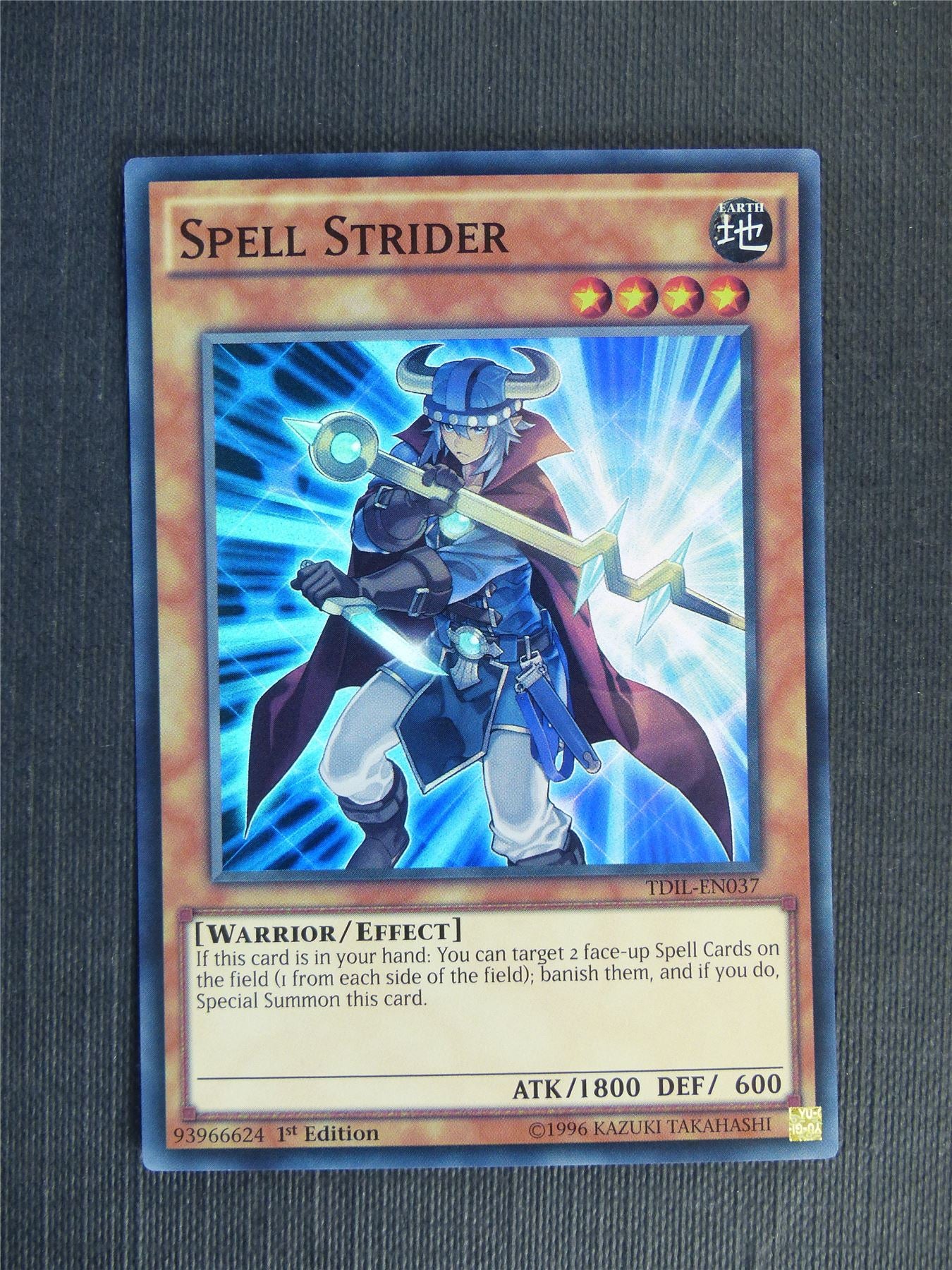 Spell Strider TDIL Super Rare - 1st ed - Yugioh Cards #16L