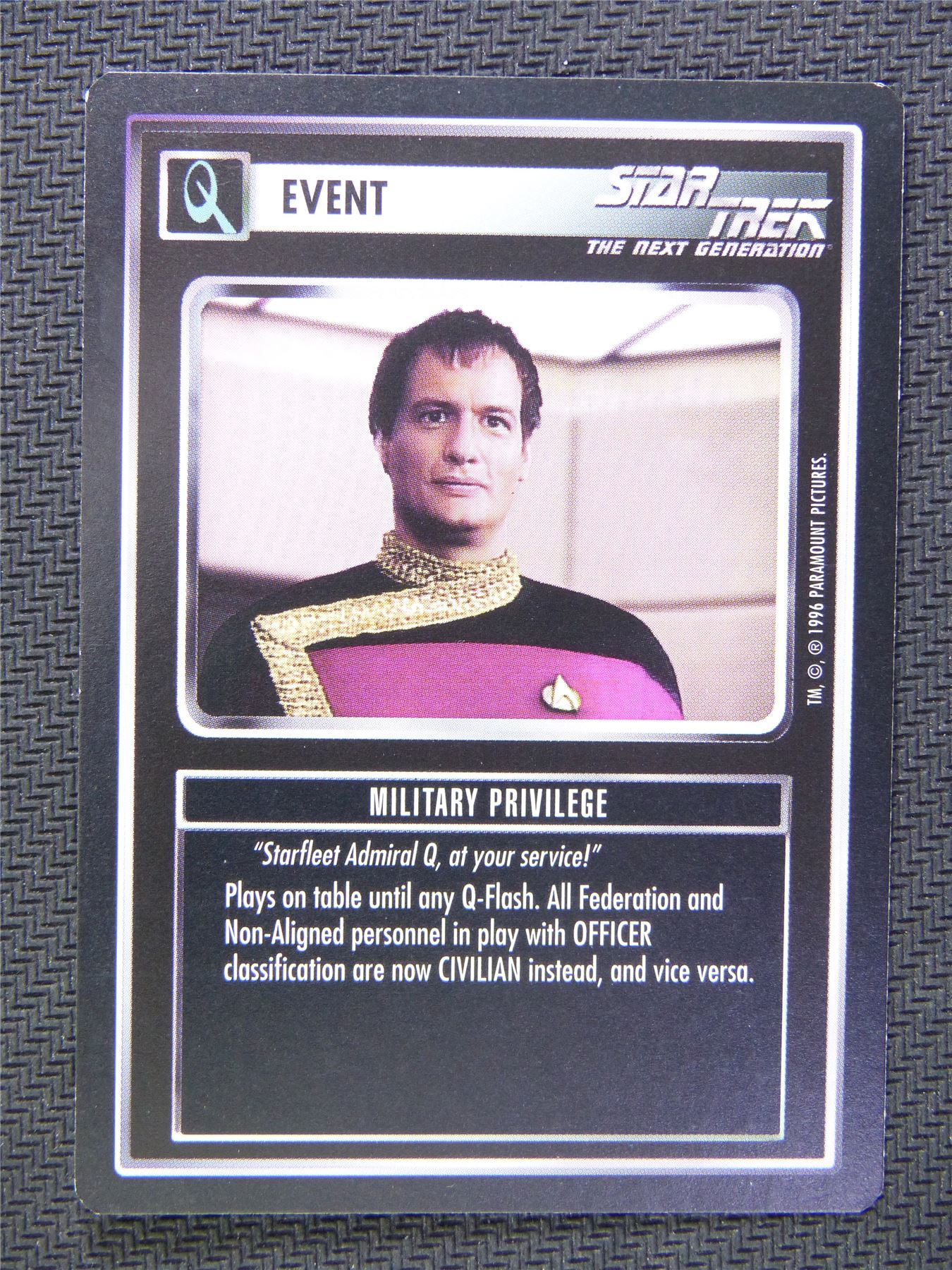 Event Military Privilege - Star Trek CCG Next Gen #55O