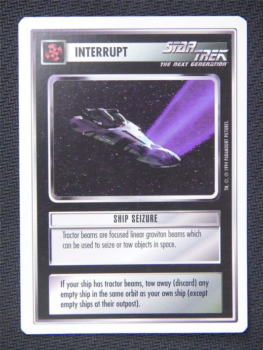 Interrupt Ship Seizure - Star Trek Next Gen Card #4QQ