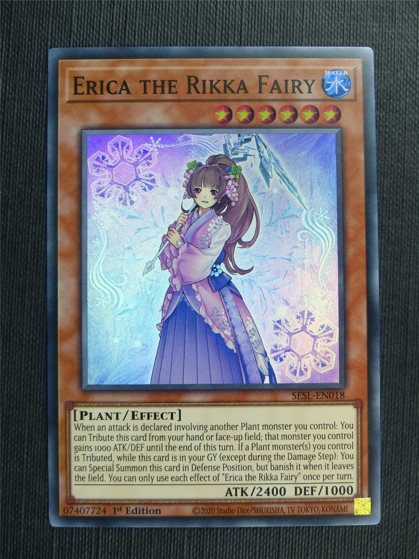 Erica the Rikka Fairy - SESL Yugioh Card