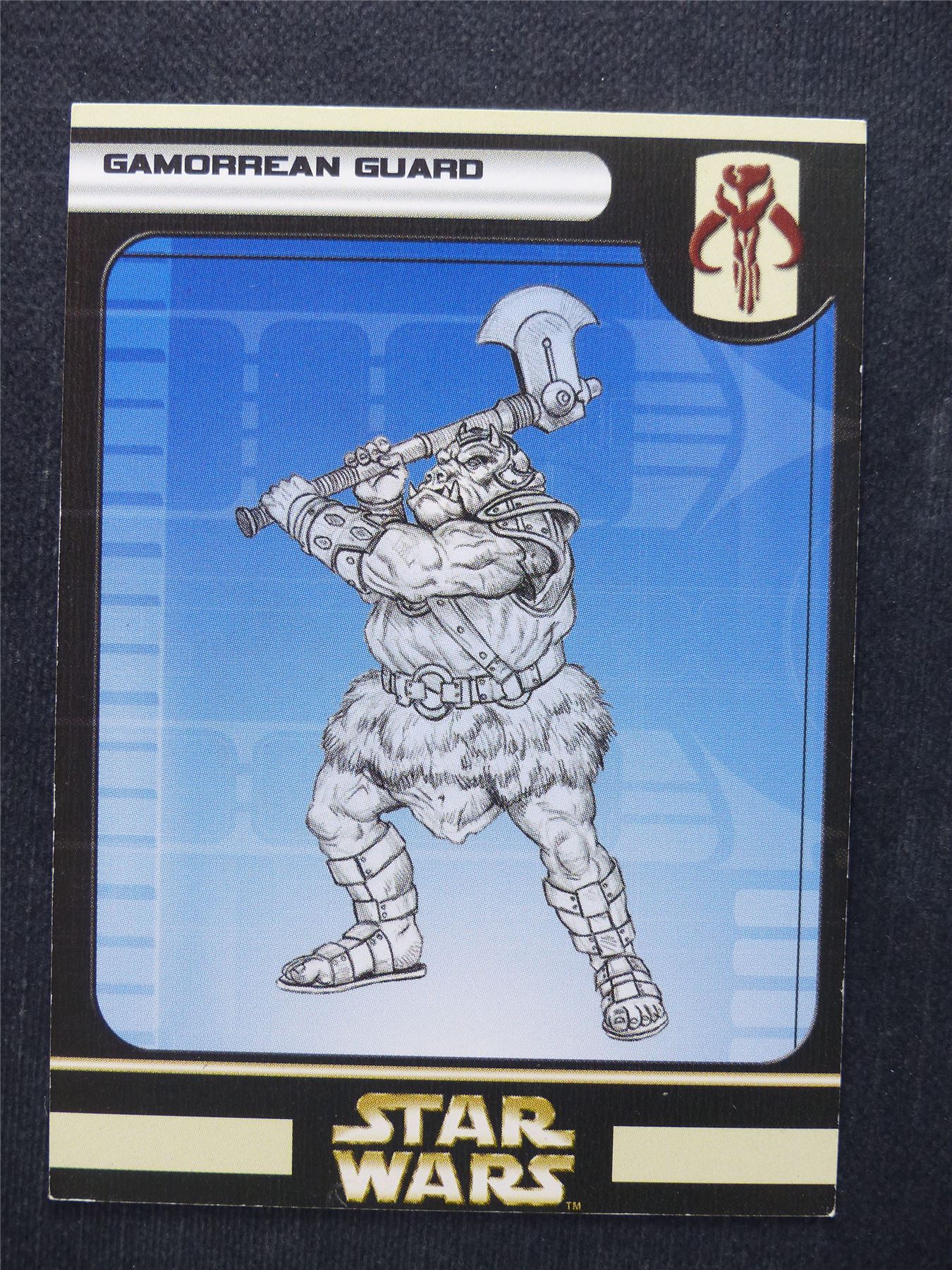 Gamorrean Guard 47/60 - Star Wars Miniatures Spare Cards #6L