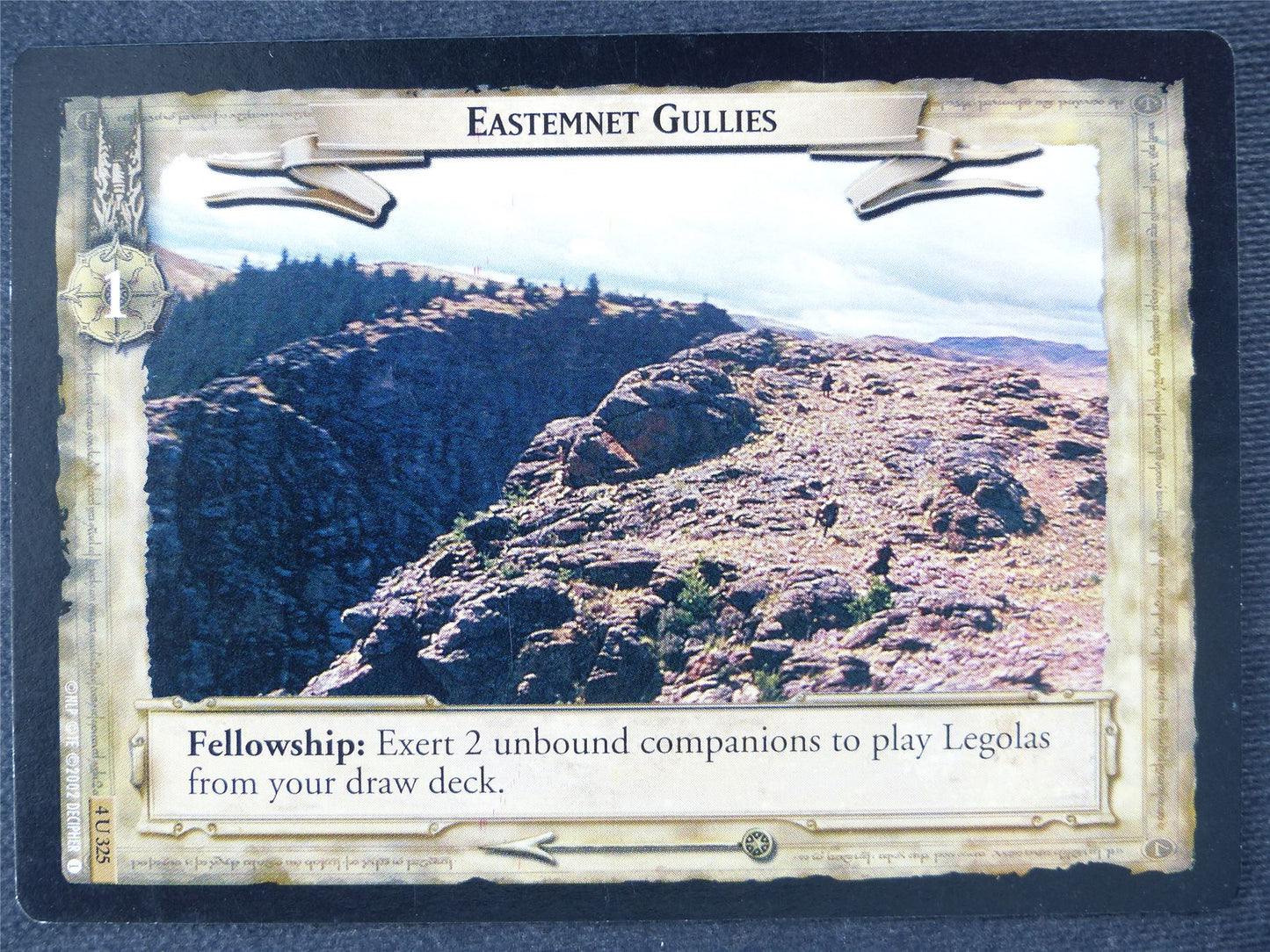 Eastemnet Gullies 4 U 325 - played - LotR Cards #GV