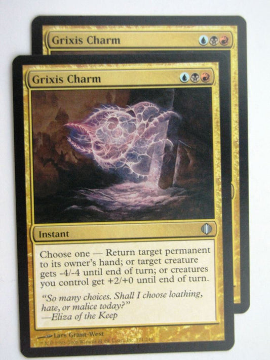 MTG Magic Cards: GRIXIS CHARM x2 # 27D40