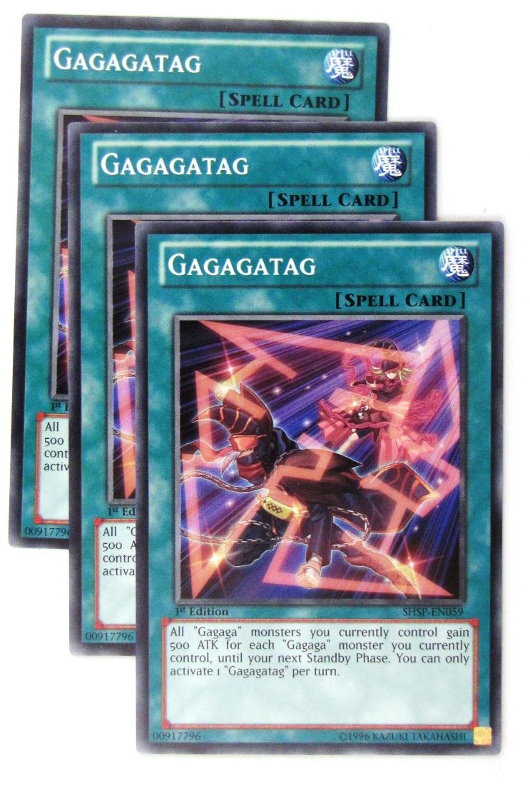 Gagagatag, SHSP-EN059 Common x3 - Yugioh Card