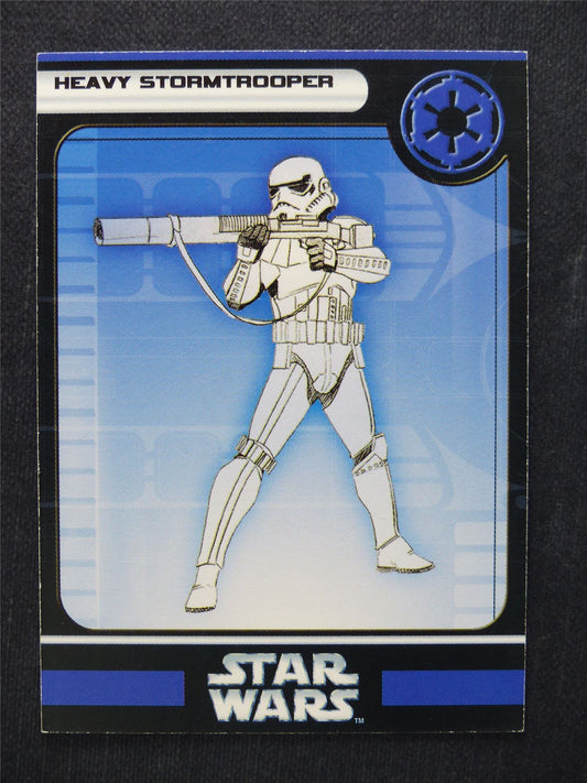 Heavy Stormtrooper 6/6 - Star Wars Miniatures Spare Cards #99