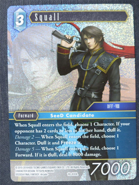 Squall 10-033L Foil - Final Fantasy Cards #NT