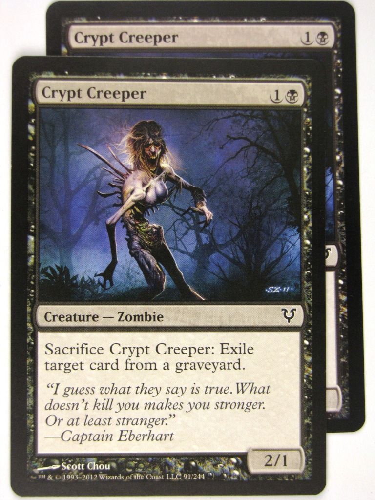 MTG Magic: The Gathering Cards: CRYPT CREEPER x2: AVR