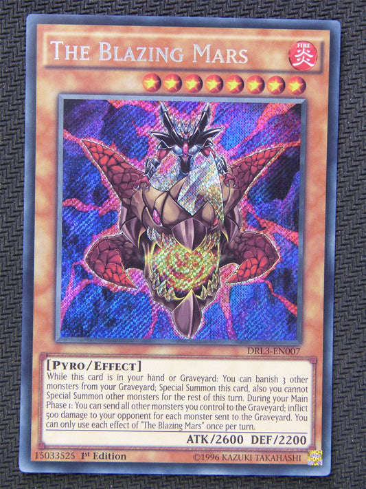 The Blazing Mars DRL3 - Secret Rare - Yugioh Card #5XA