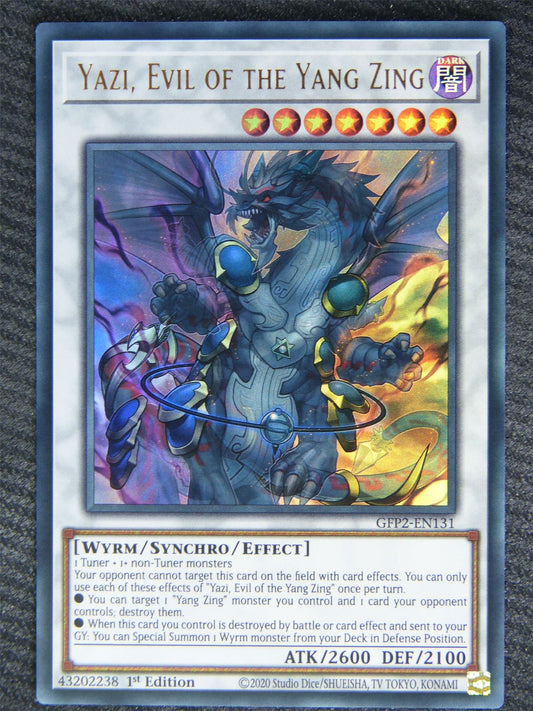 Yazi Evil Of The Yang Zing GFP2 Ultra rare - 1st ed - Yugioh Card #81H