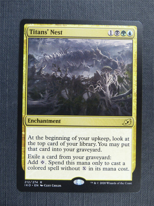 Titans' Nest - IKO Mtg Card