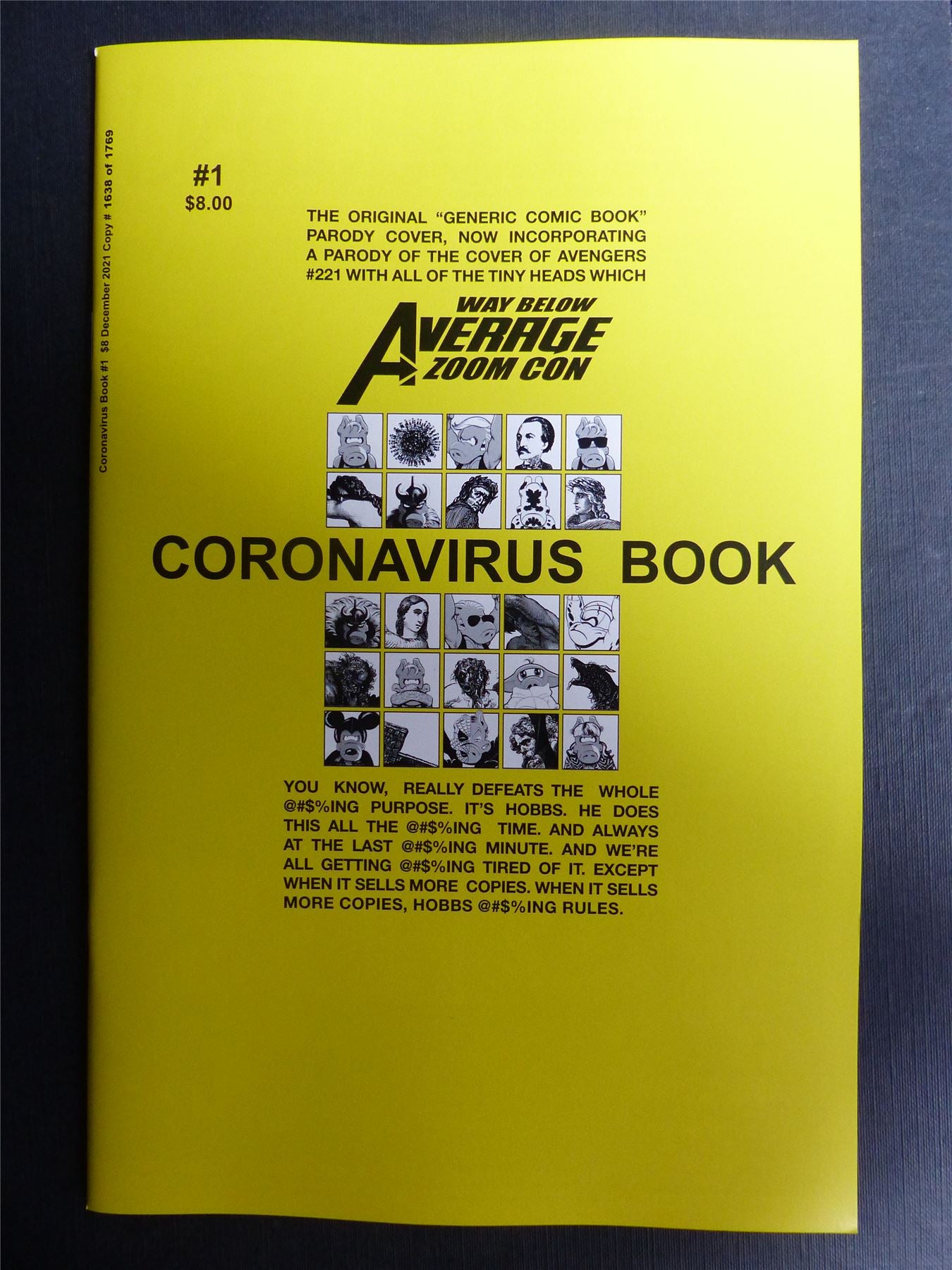 Corona Virus Book #1 - Dec 2021 - Aardvark Comics #4D7