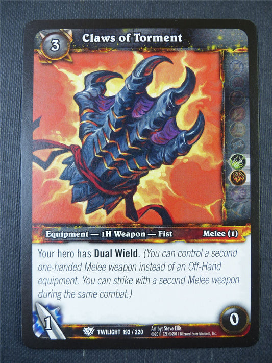 Claws of Torment 193/220 - WoW Card #15B
