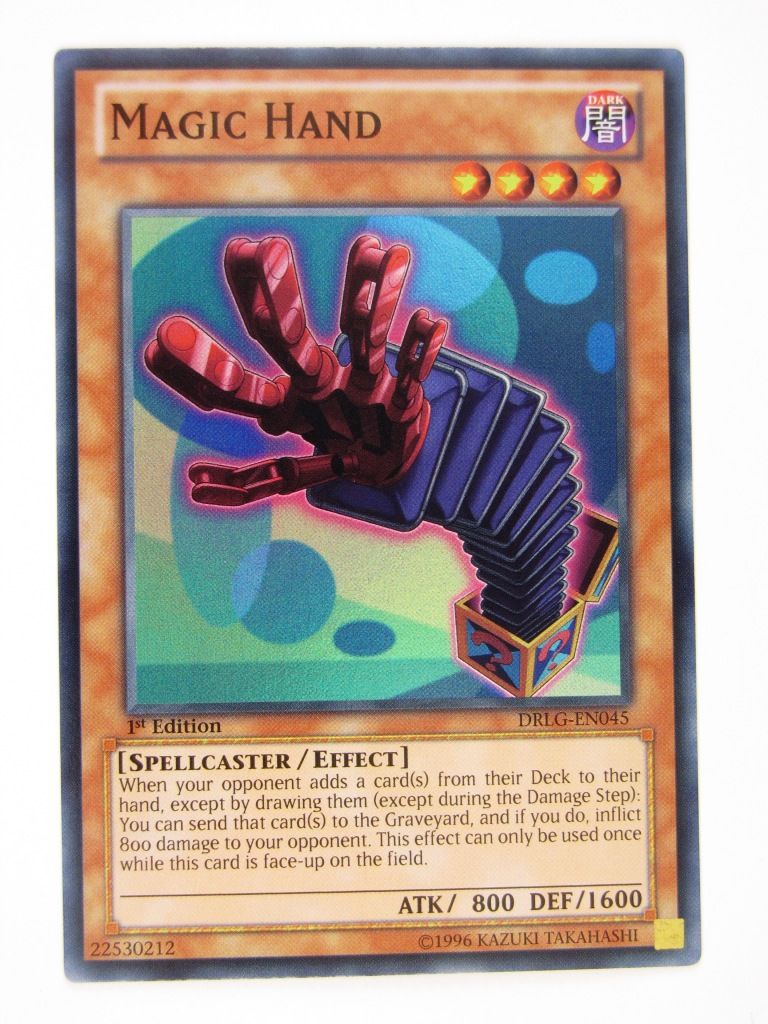 Yugioh Cards: MAGIC HAND DRLG: Dragons of Legend 1st Ed