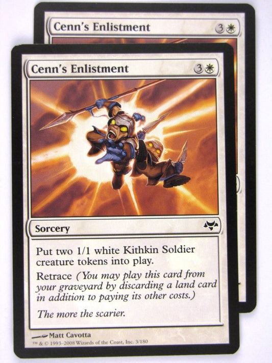 MTG Magic: The Gathering Cards: CENN'S ENLISTMENT x2: EVE