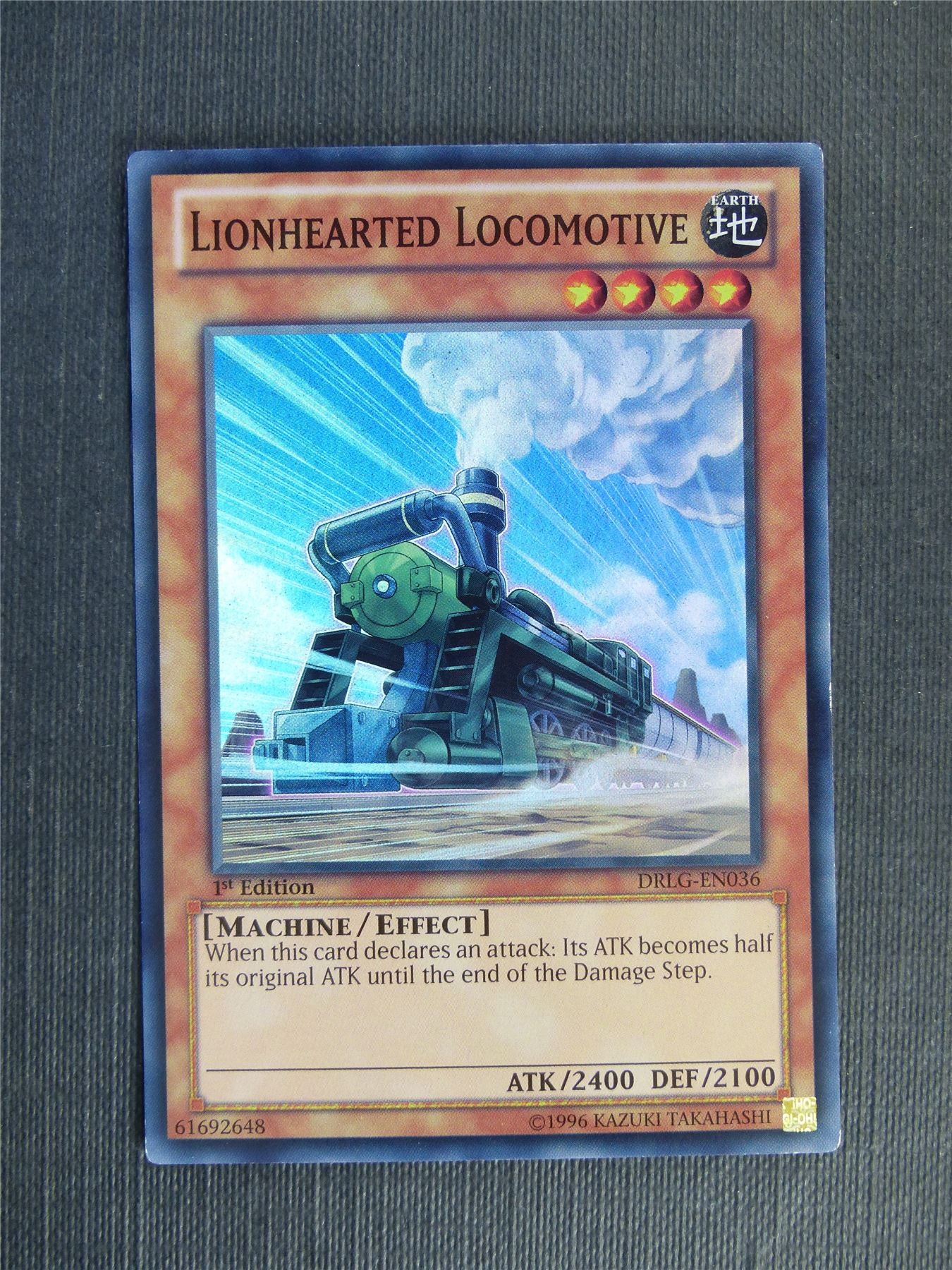 Lionhearted Locomotive DRLG Super Rare - 1st ed - Yugioh Cards #171