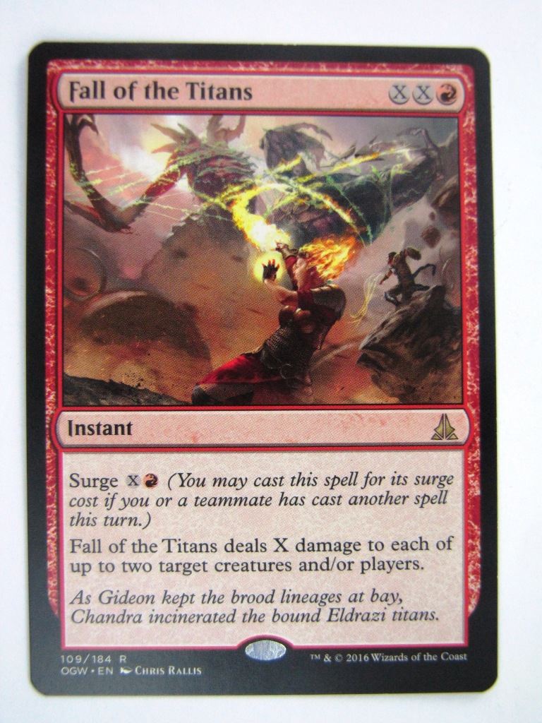 MTG Magic Cards: FALL OF THE TITANS # 10C1