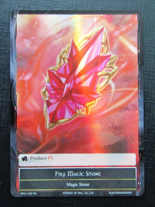 Force of Will Cards: FIRE MAGIC STONE FOIL # 26G88