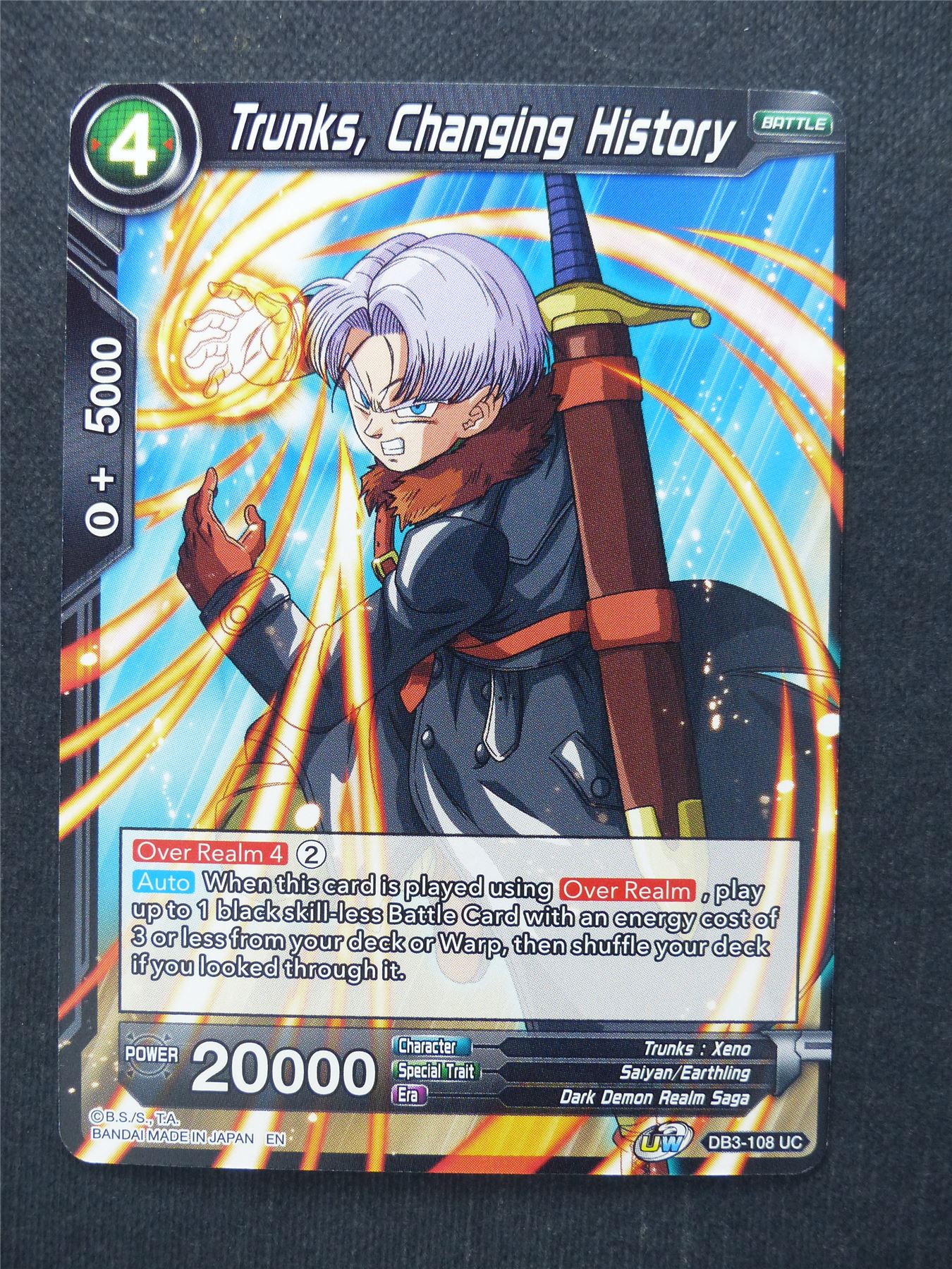 Trunks Changing History