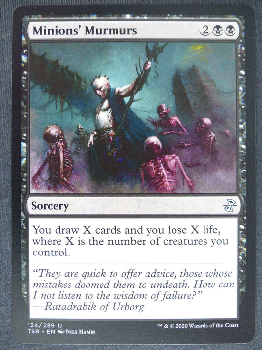 Minions' Murmurs - Remastered - Mtg Magic Cards #S3