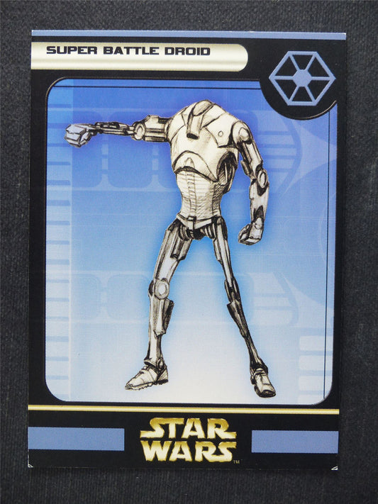 Super Battle Droid 48/60 - Star Wars Miniatures Spare Cards #8B
