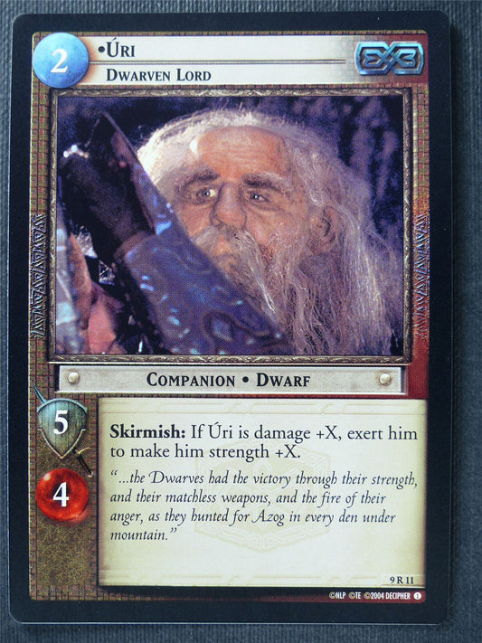 Uri Dwarven Lord 9 R 11 Foil - LotR Card #3EC