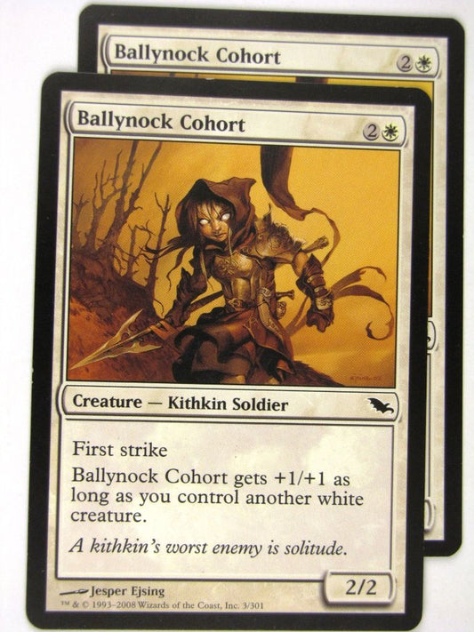 MTG Magic: the Gathering Cards: BALLYNOCK COHORT x2: SHM