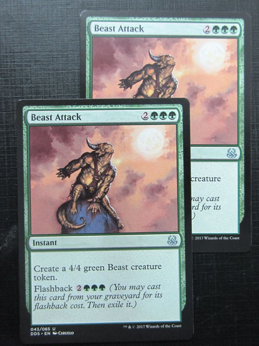 MTG Magic Cards: BEAST ATTACK duel deck x2 # 29H29