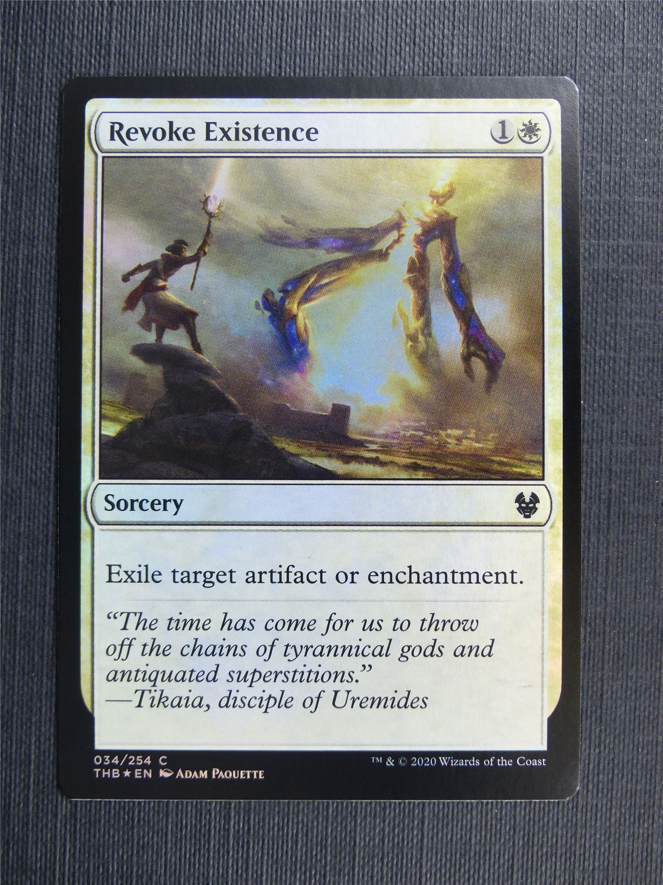 Revoke Existence Foil - Theros Collector Ed - Mtg Magic Cards #3O6
