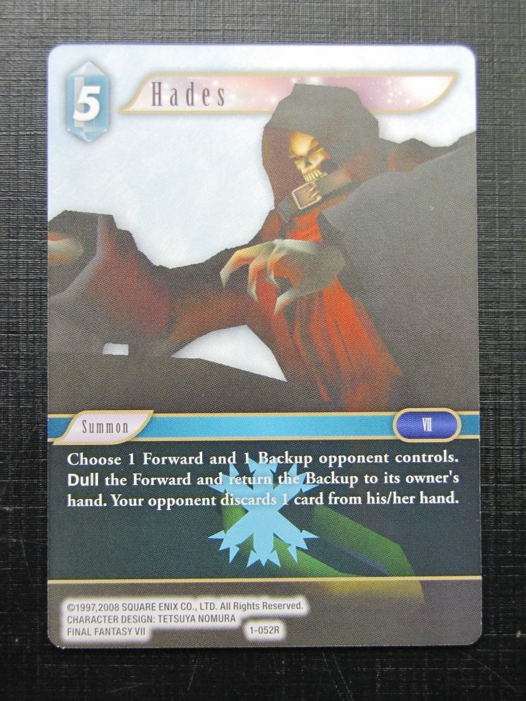 Final Fantasy Cards: HADES 1-052R # 24A87