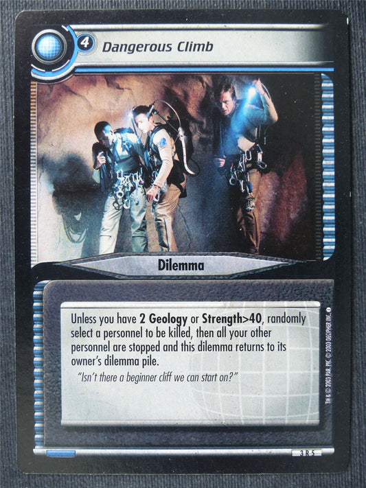 Dangerous Climb - Star Trek Cards #16O