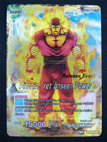 Piccolo Yet Unseen Power Release Event Promo Foil - Dragon Ball Super Card #ZC