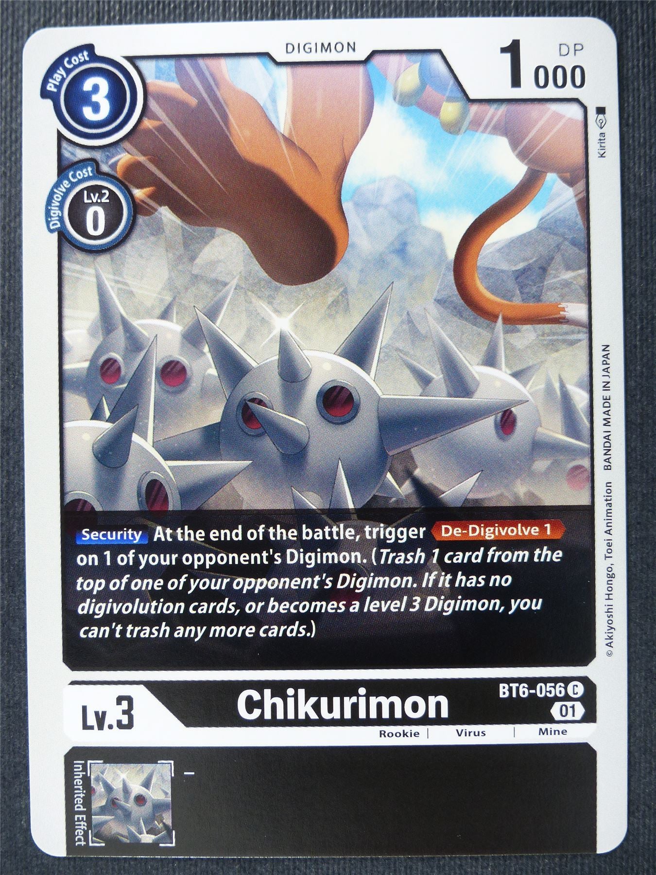 Chikurimon BT6-056 C - Digimon Card #281