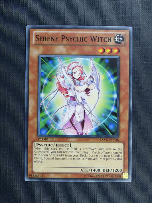 Serene Psychic Witch EXVC - 1st ed - Yugioh Cards #3PG