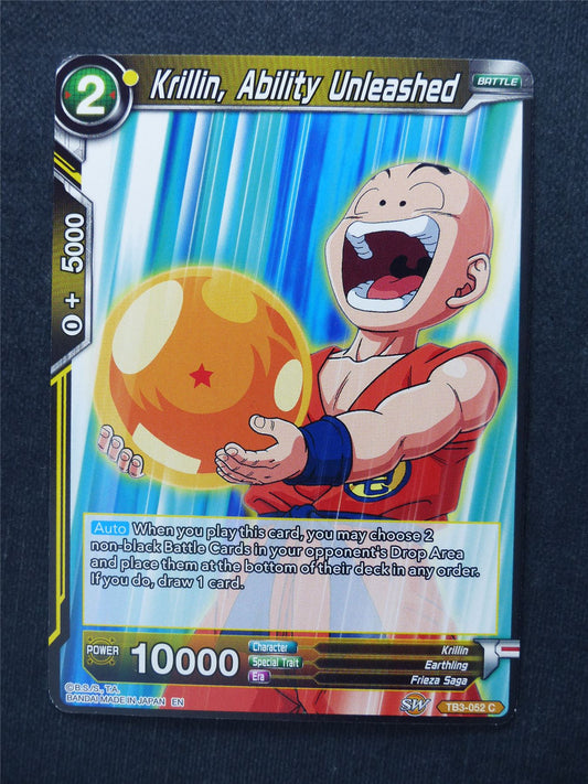 Krillin Ability Unleashed - Dragon Ball Super Cards #CC