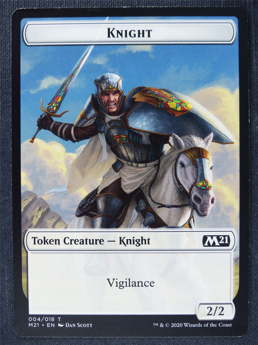 Knight Token - Mtg Magic Cards #T5