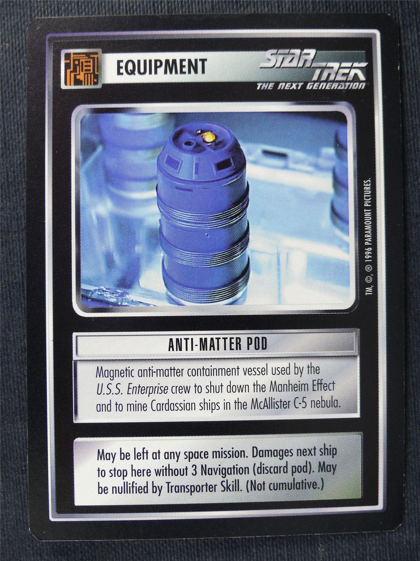Anti-Matter Pod - NG - Star Trek Cards #120