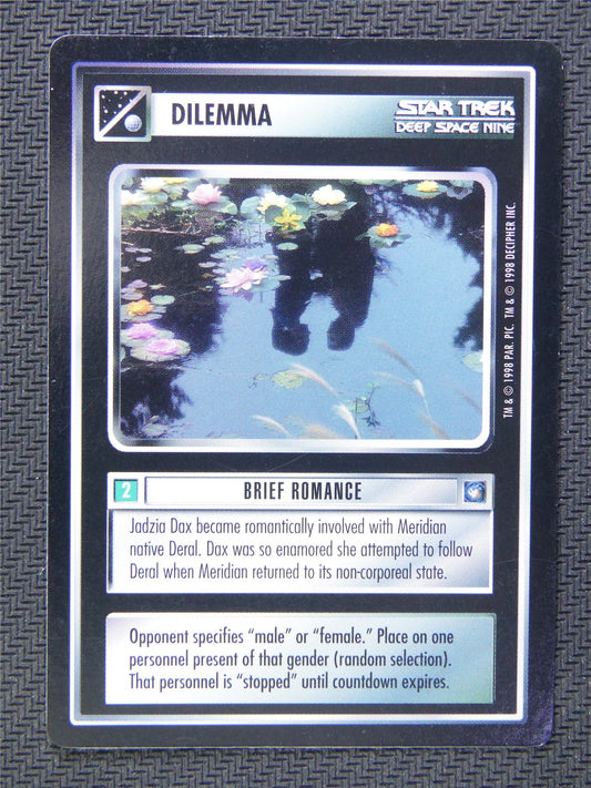 Dilemma Brief Romance - Star Trek CCG Deep Space Nine #57Q